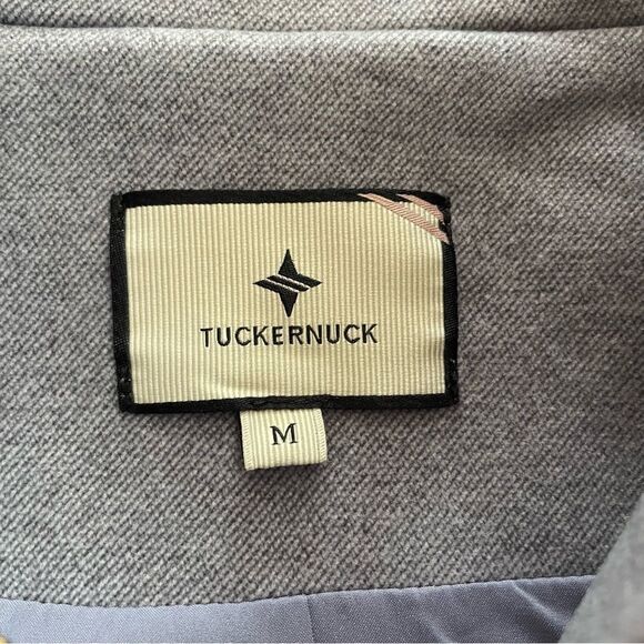 Tuckernuck Powell Anorak Hooded Quarter Zip Pullover Slate Blue Size Medium - Picture 5 of 8